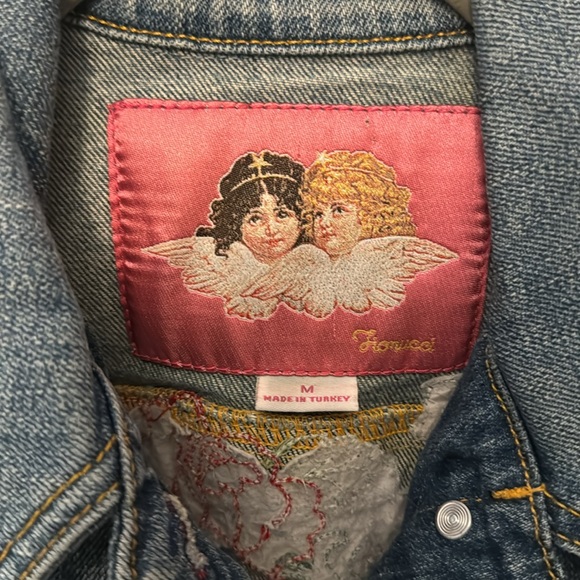 Fiorucci Denim Jacket Sz M - Picture 4 of 5